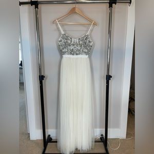 BHLDN Needle & Thread Bridal Wedding Venus Dress Tulle Gown BRAND NEW size XS